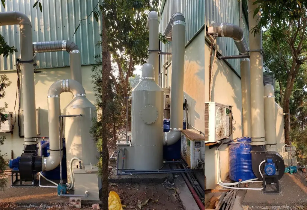 Hệ thống xử lý khí thải Nhà máy Truwin Vina 2.000 m³/h