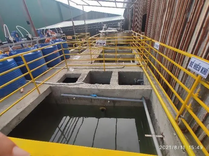 Hệ thống xử lý nước thải Nhà máy giấy Hoàng Thái 150 m³/ngày đêm